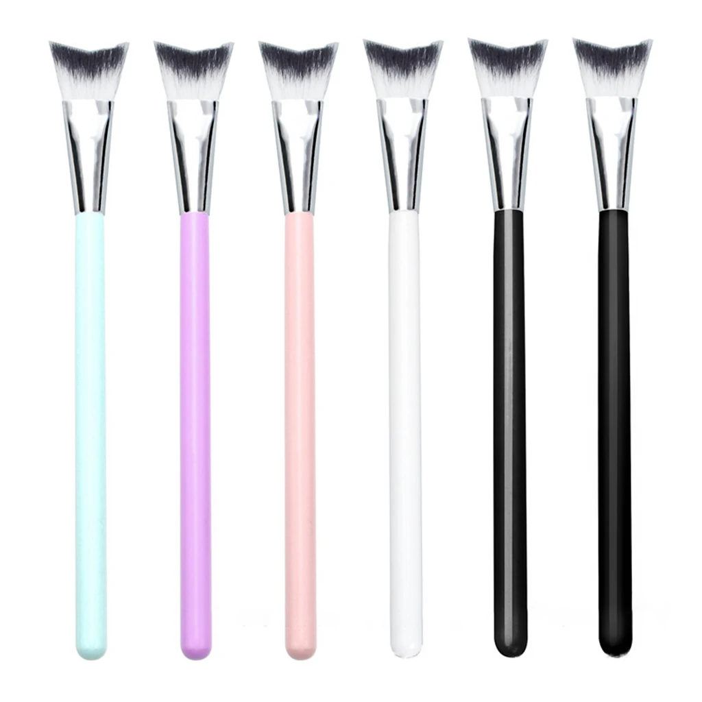 فرشاة تنظيف الرموش على شكل حرف V، فرشاة تظليل الأنف لتفتيح اللمعان، فرشاة عالية اللمعان لا تأكل البودرة وتتناسب بشكل مريح على الوجه