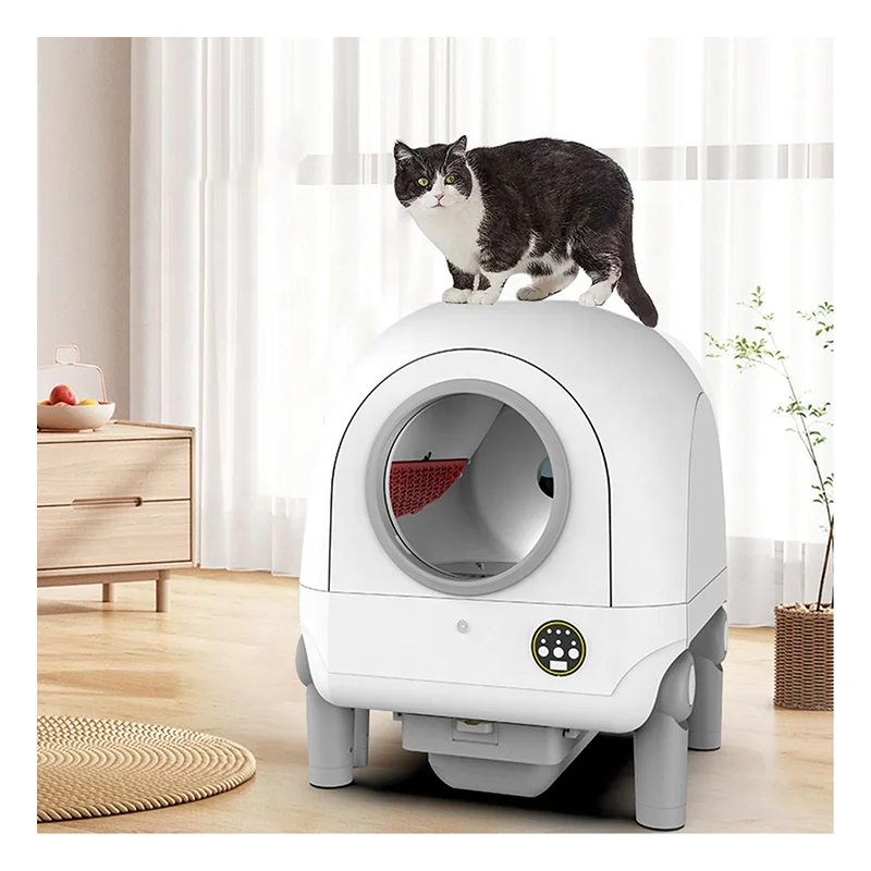 

App Wifi Control Cat Toilet Automatic Odor Removal No Scooping Animal Litter Container Smart Self Cleaning Cat Litter Box