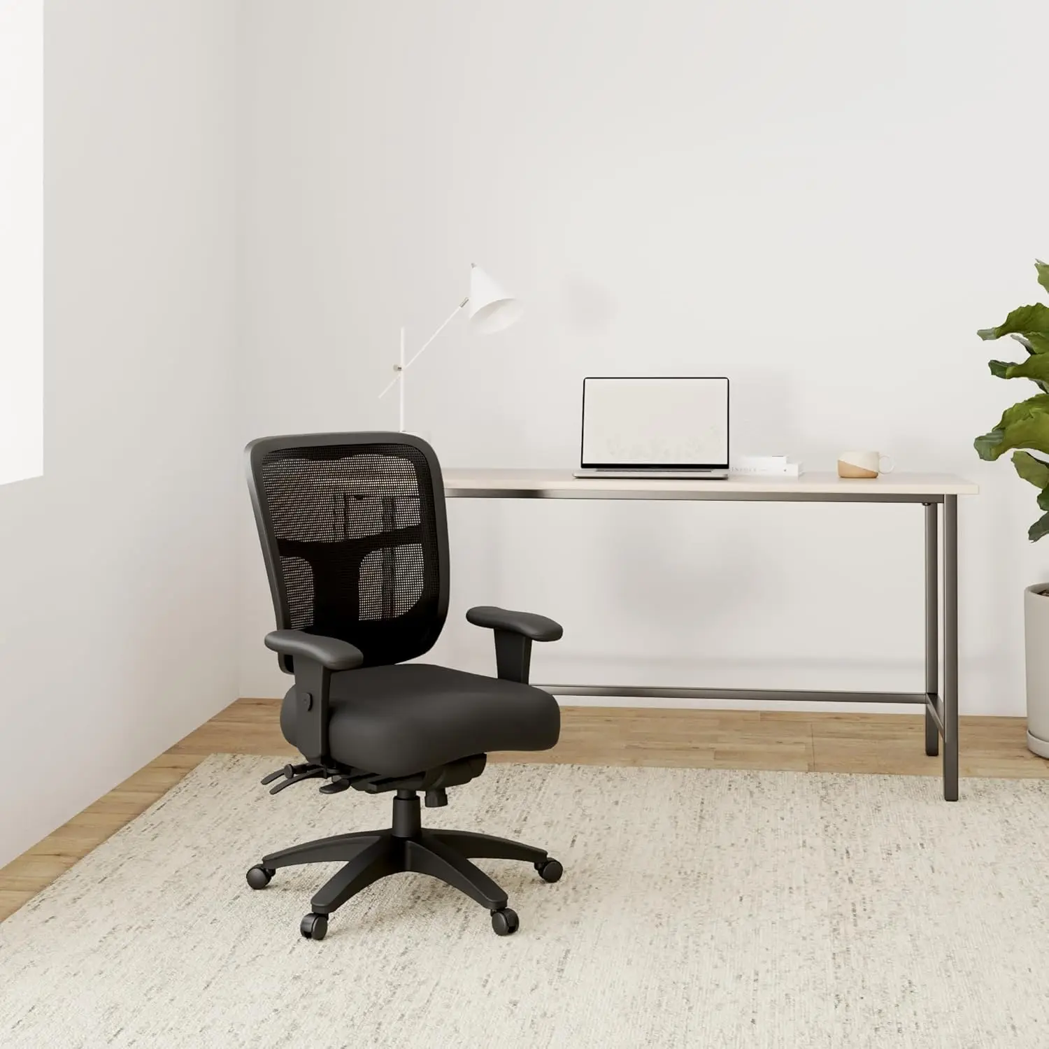 Office Star Progrid Breathable Mesh Manager'S Office Chair With Adjustable Seat Height, Multi-Function Tilt Control And Seat