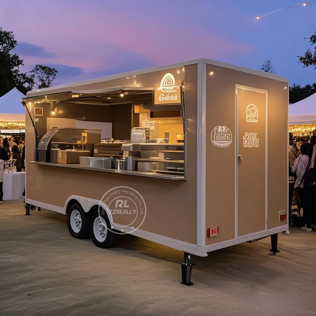 

2025 мобильный прицеп для еды, хот-дог, автомобиль для закусок, грузовик для мороженого, креп, пекарня, пончик, десертный прицеп, концессионный грузовик для еды