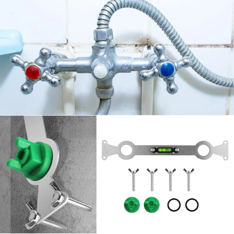 Shower Head Location Tool, Hot and Cold Water Pipe Leveler, Leveling Shower Faucet Repair, Hot and Cold Water