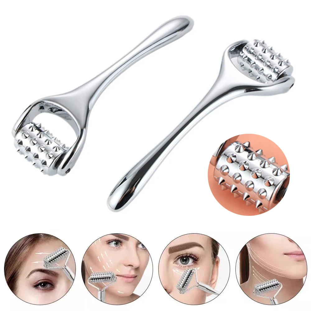 3D Face Massager Stick Skin Care Tool Face Lifting Deep Tissue Massage Acupuncture Roller Painless Manual Massager Beauty