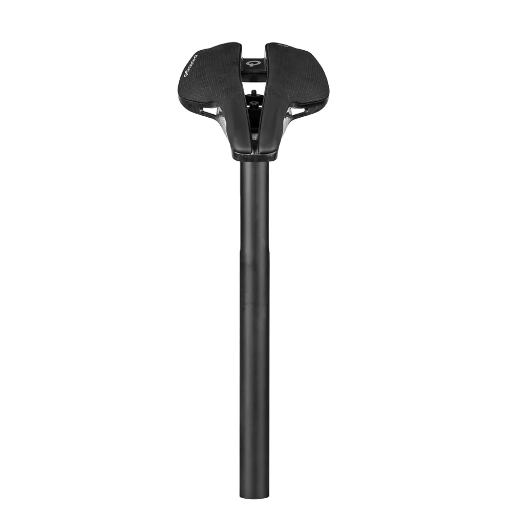 ELITAONE T800 Carbon-Sattelstütze mit Stoßdämpfung, Hohlraum-Dämpfung 27,2/30,9 mm 400 mm 20 mm Offset für Renn-, Gravel- und MTB-Fahrräder