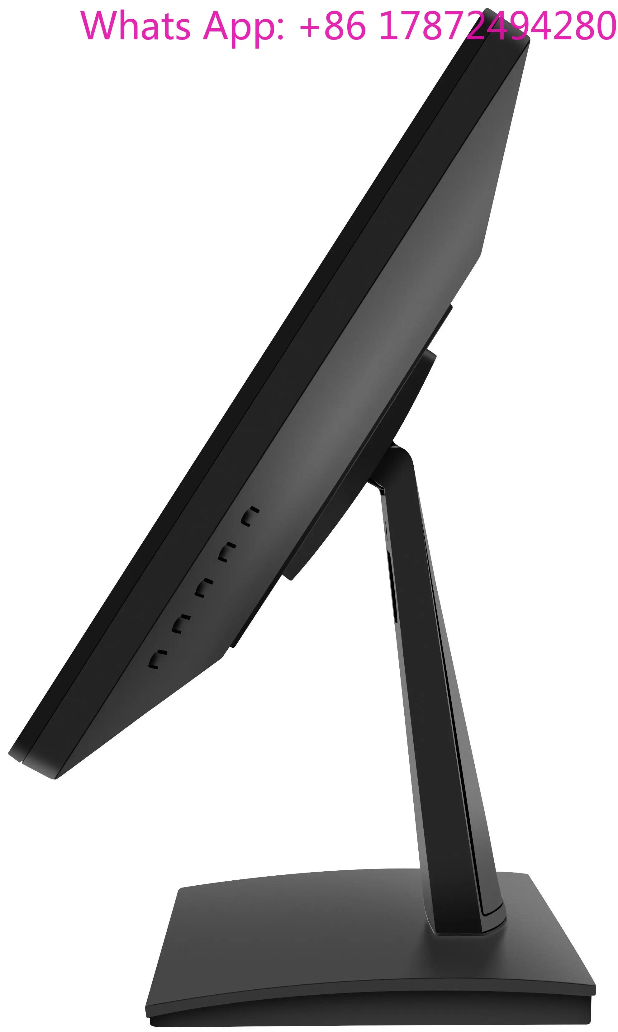 21.5-Inch wall-mounted and desktop optional touchscreen display with 1920x1080 75Hz display for industrial and commercial use