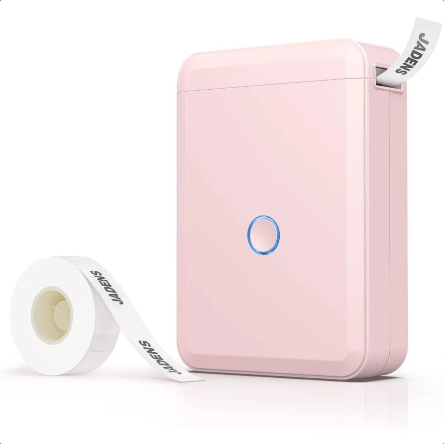 

Label Maker hine с лентой Портативный Bluetooth-принтер для хранения этикеток Светло-розовый