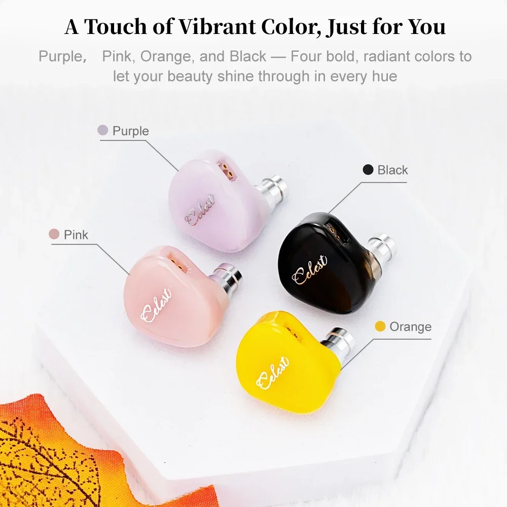 Kinera Celest Rue 1DD سماعات داخل الأذن مركب التيتانيوم الحجاب الحاجز 6 مللي متر مايكرو ديناميكي سائق HIFI سماعات أذن كابل للهدايا