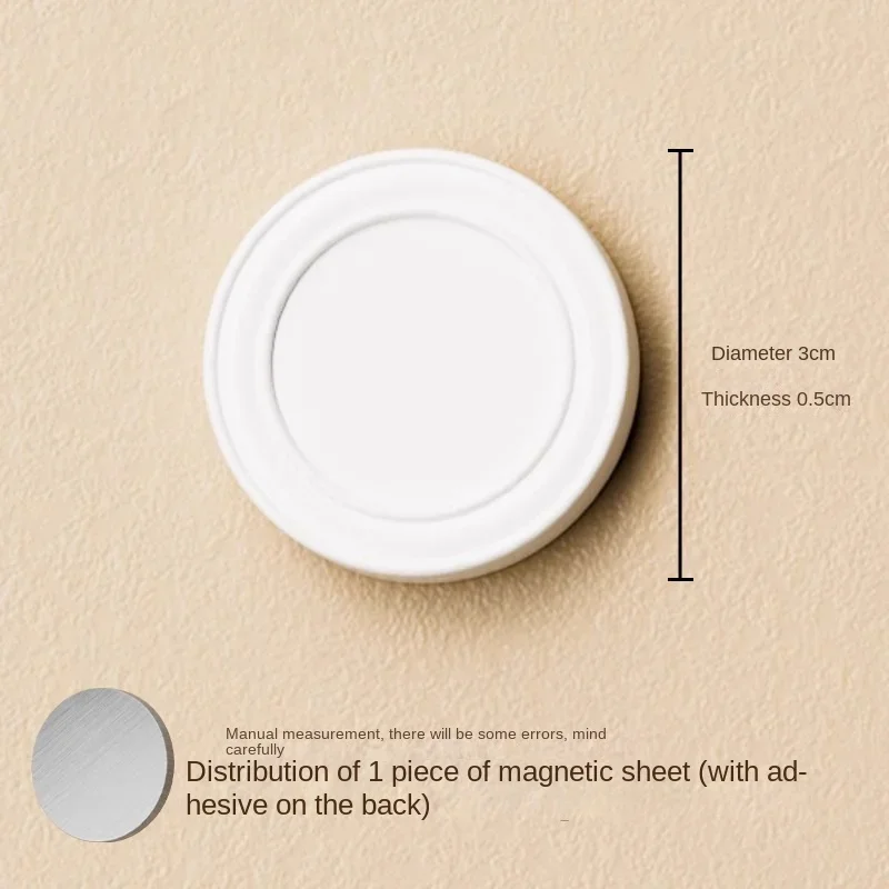 No-drilling Strong Magnetic Remote Control Magnetic Sticker TV Air Conditioner Remote Control Storage Wall-mounted Magnetic Hook