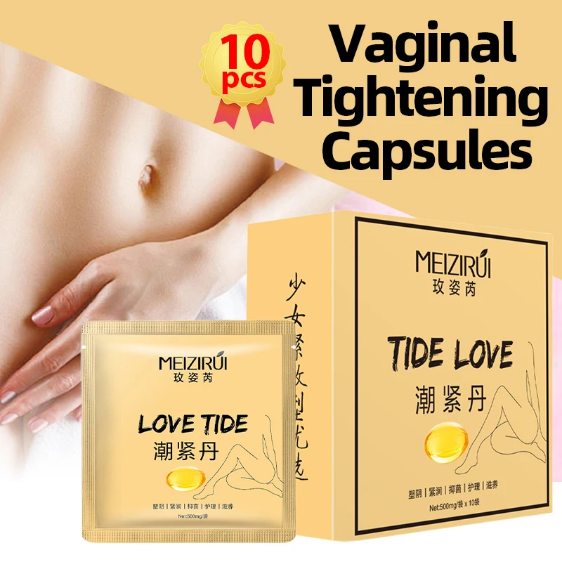 

10Pcs Vaginal Tightening Capsules Women Orgasm Gel Libido Enhancer Vagina Shrinking Vaginale Tighten Female Private Body Care