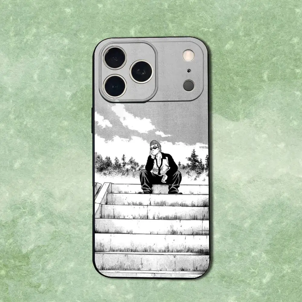 حافظة هاتف W-Worst C-Crows Z-Zero 1 لهاتف iPhone 14,13,17,12,11,16,15,Plus,Pro Max,XS,X,XR,SE,Mini,Soft غطاء أسود من السيليكون #3