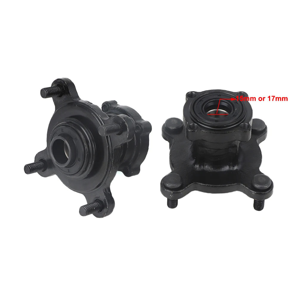 

88mm M8*4 Stud Front Disc Brake Wheel Rim Hub For 49cc 50cc 110cc 125cc 6/7/8 Inch Wheel Go Kart Buggy Karting ATV Quad Bike