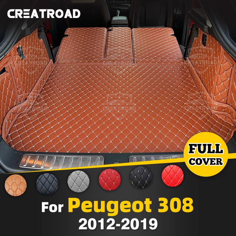 

Для Peugeot 308 2012-2019 18 17 16 15 14 13 Автоматический коврик для багажника с полным покрытием Автомобильный защитный коврик для багажника Аксессуары для интерьера