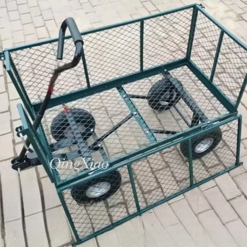 Heavy Duty Trolley 250KG Max Bearing Capacity Durable Structure Easy To Store Widely Used For Workshop Goods Transport Logistics
