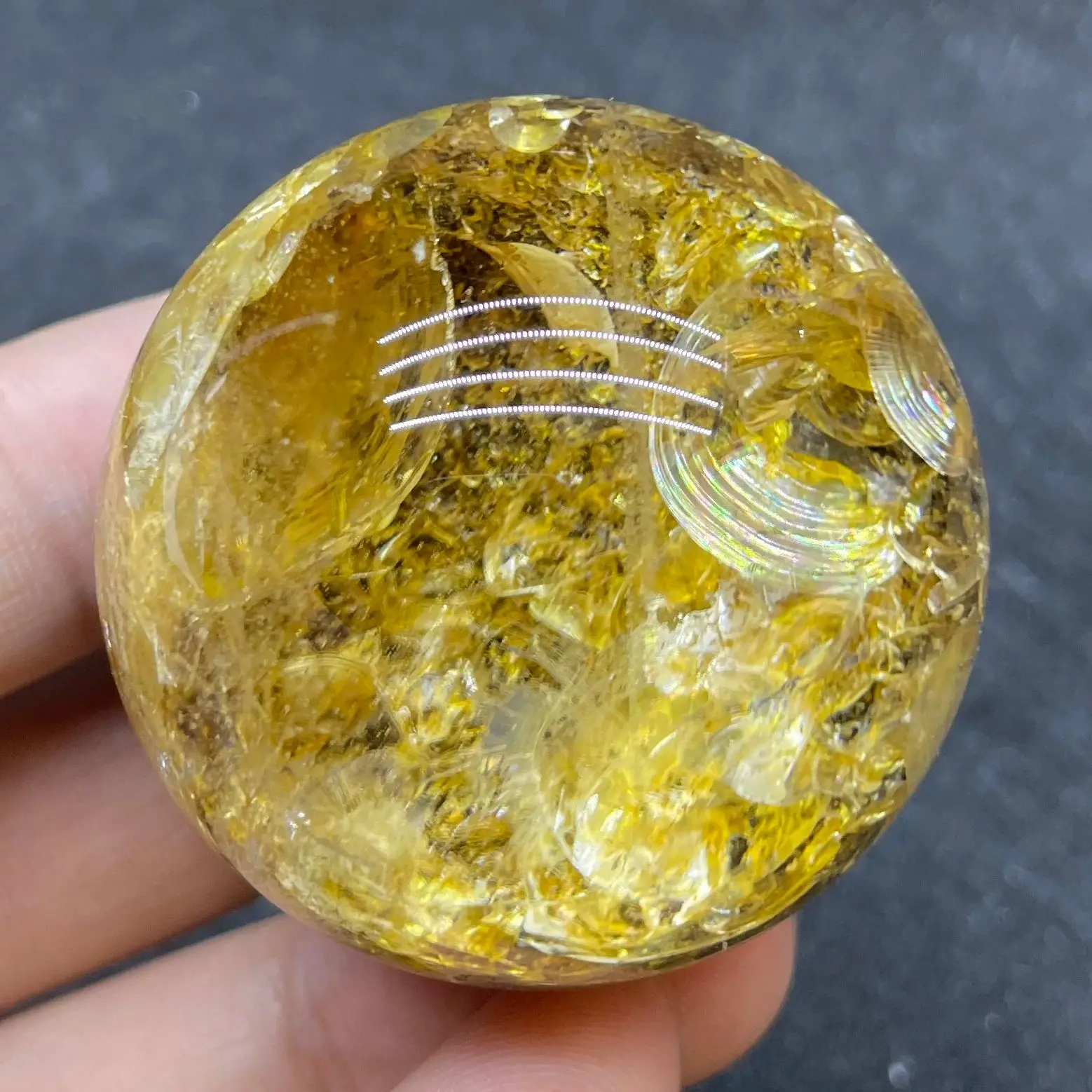 

Natural Garden Quartz Ball Green Phantom Sphere Rock Decoration Rough Polished Crystal Ball Healing