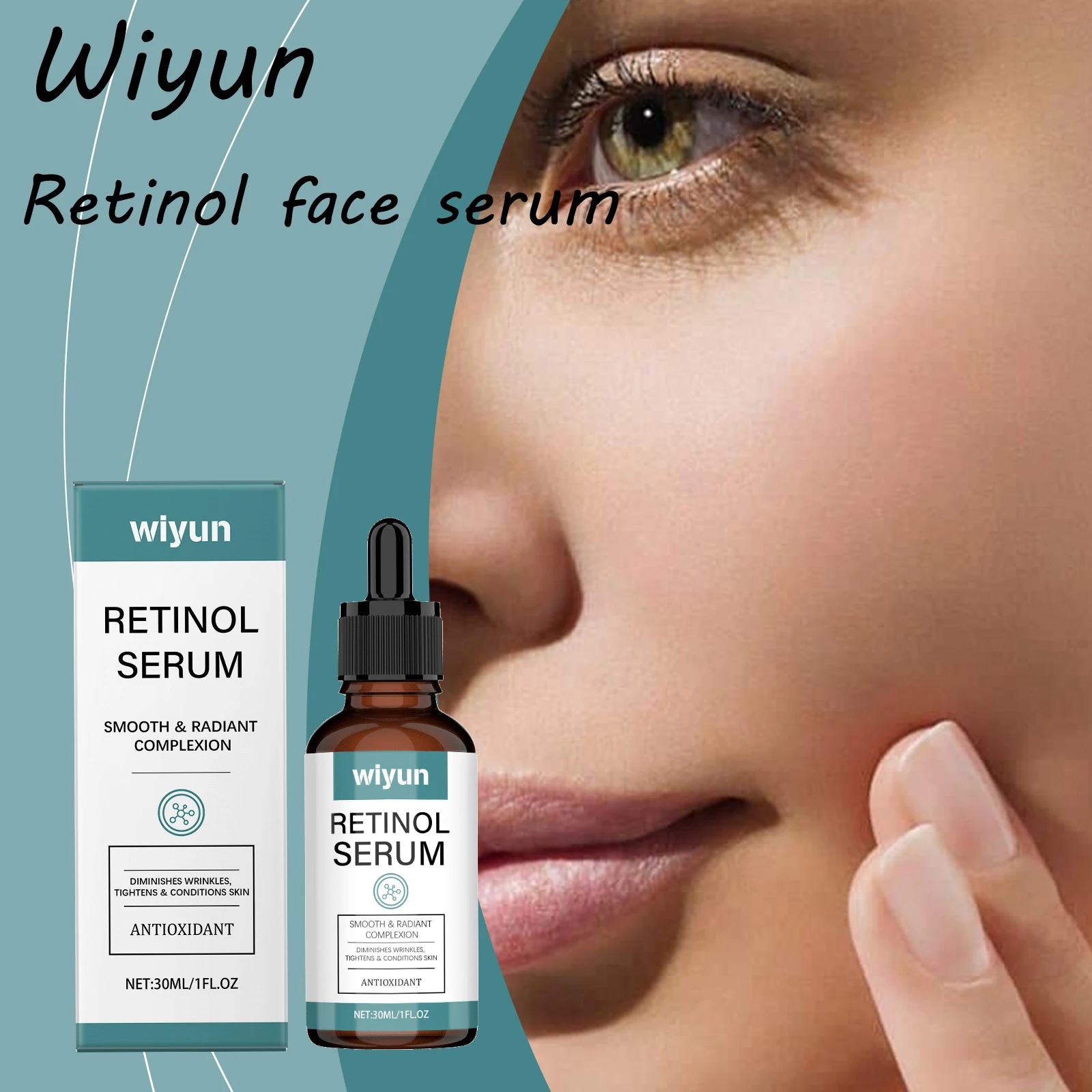 

Wiyun Retinol Face Serum Tightening Face Skin Reduce Dryness Nourishing Enhance Skin Elasticity Brightening Face Skin Serum