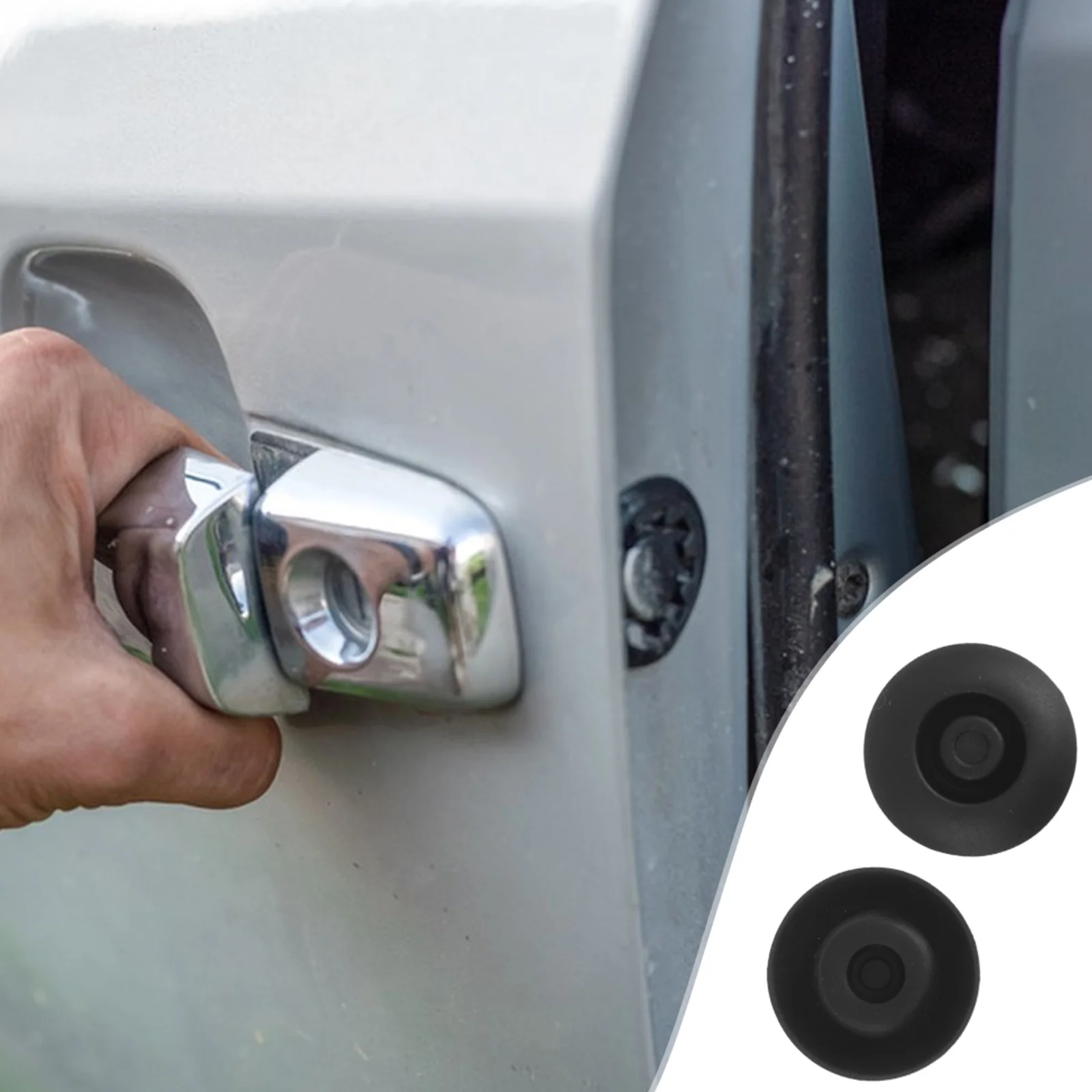 

12Pcs Rubber Hole Plugs Waterproof Dustproof Sealing Car Door Chassis Side Skirt Easy Install Vehicle Protection