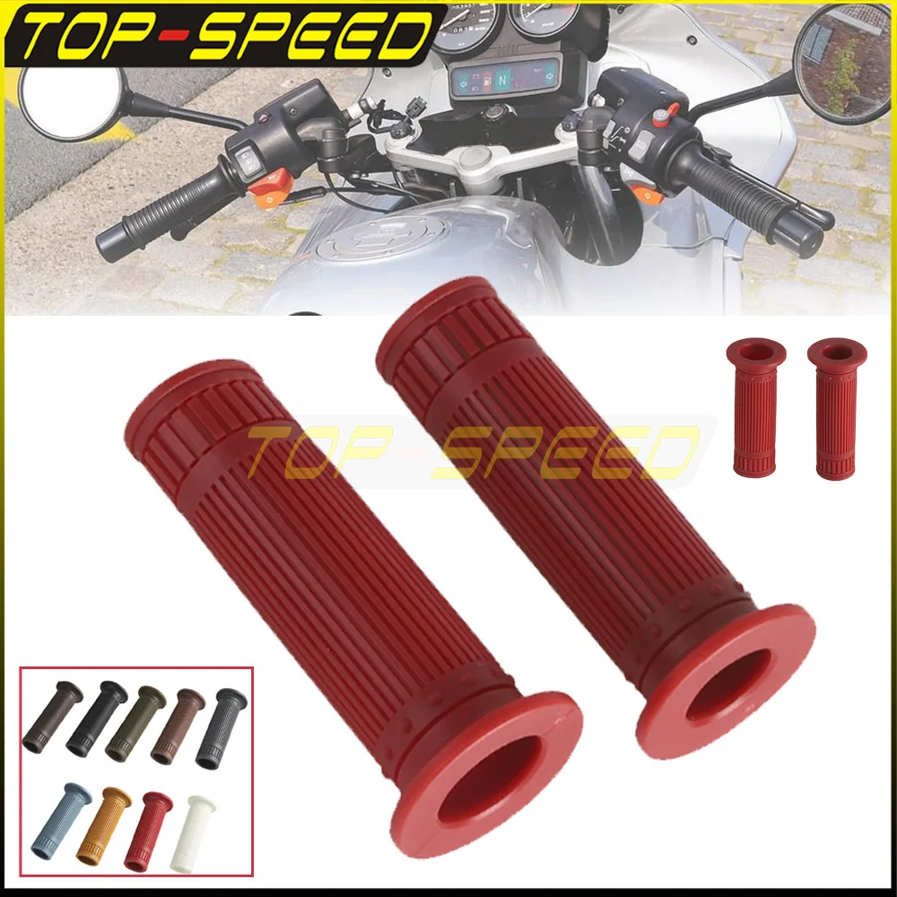 Universal 25/28MM Handlebar Anti-Slip Hand Grips Motorcycle Retro Handlebar Streak Hand Grips For Harley Touring Sportster Dyna