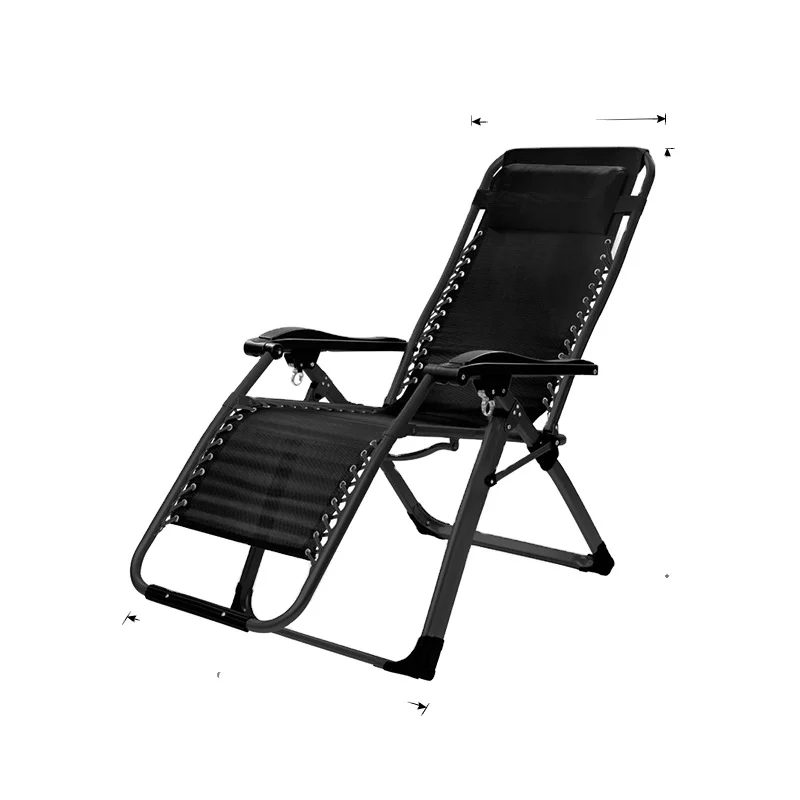 Comfortable Folding Relax Camping Chairs Folding Lounge Metal Aluminum Sleep Chair Portable Folding