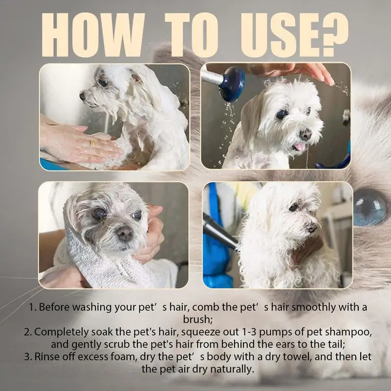 Dog Shampoo With Sense Of Smell Relieving Itching And Sensitive Skin 100ml Deep Cleansing Gentle And Healthy Dog Shampoo