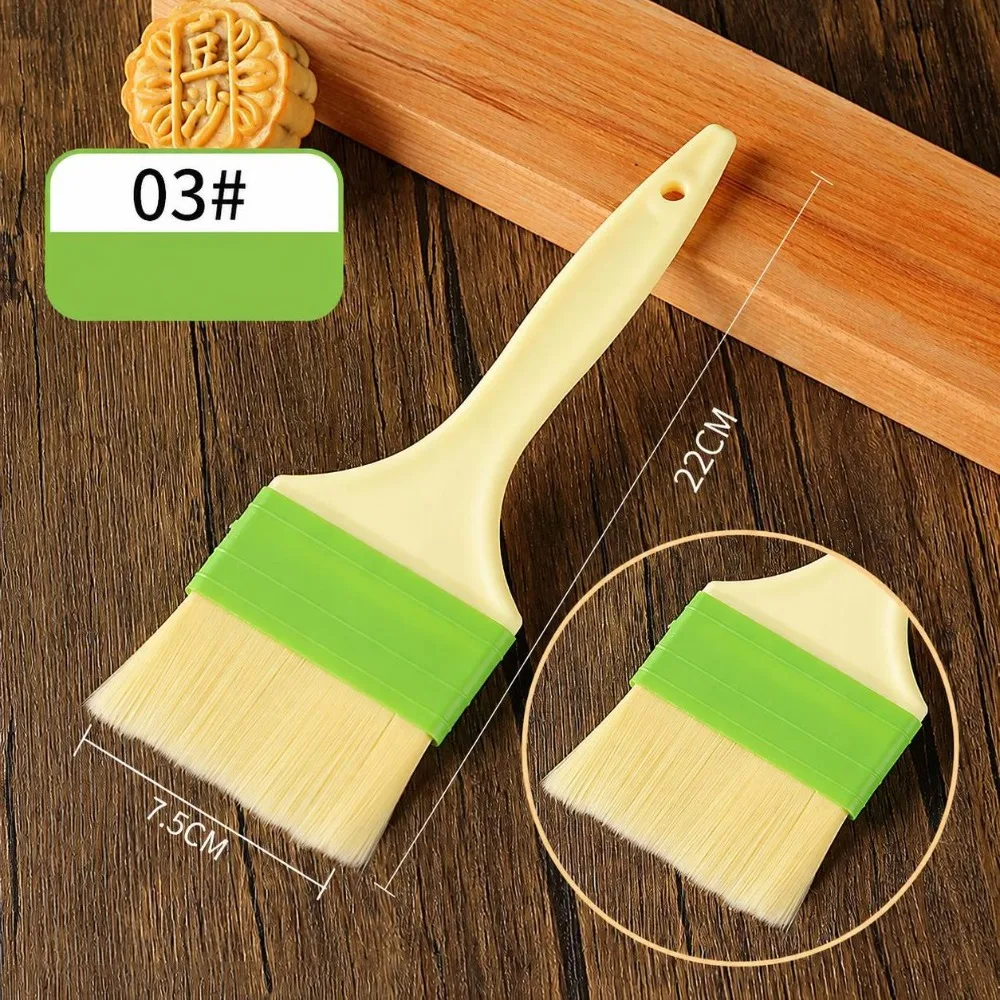 Food Grade Heat Resistant Pastry Brush Multi-functional Non-Shedding Cooking Brush Easy to Clean Basting Brush BBQ