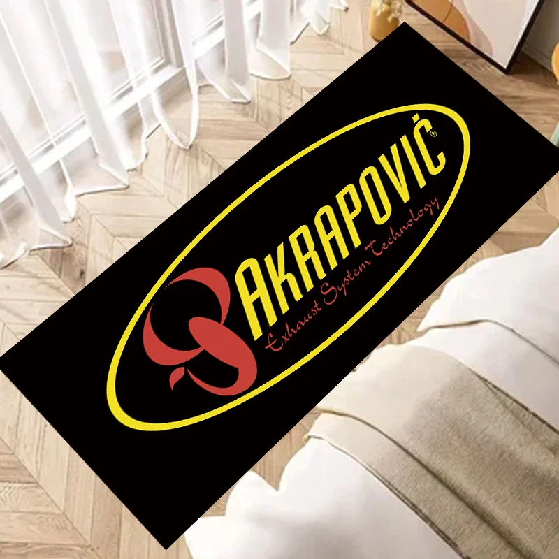Exhaust Racing Motorcycle Carpet Garage Mat Racing Cool Moto Display Motorcycle Display Mat Anti-slip Room Home Decor