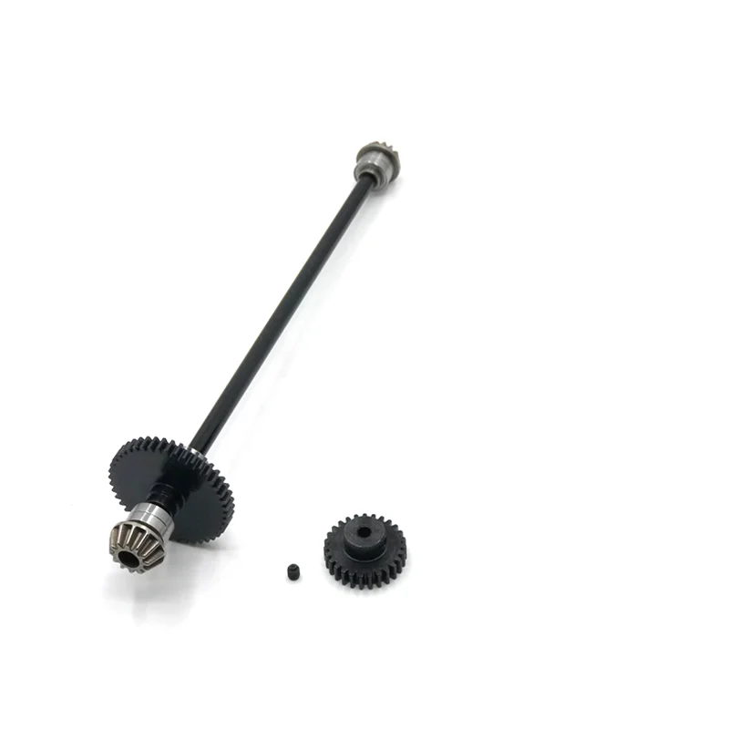 Metal Upgrade 27T Motor Gear Central Drive Shaft Assembly For Wltoys 1/14 144010 144001 144002 RC Car Parts