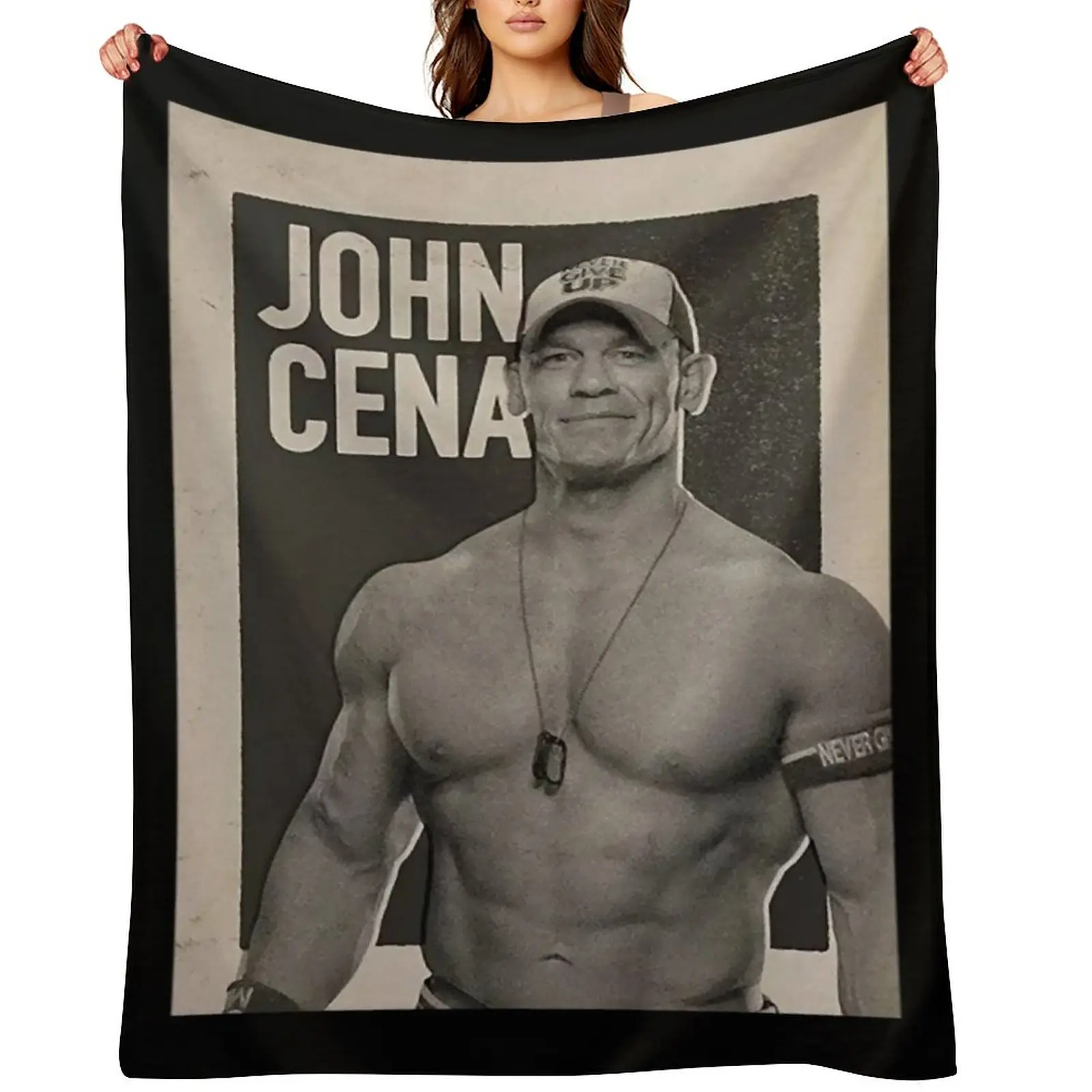 

John wrestler Cena Vintage Throw Blanket Luxury Throw Thins Furrys Luxury Blankets