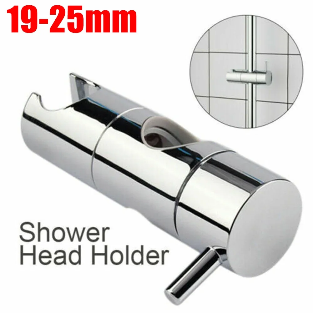 Shower Head Holder Bathroom Convenient Easily Install Reliable Sturdy Construction Chrome High Quality Material