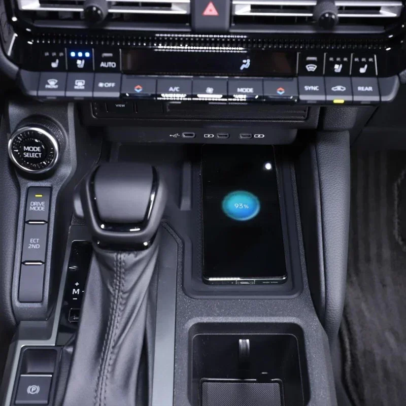 For Toyota Land Cruiser Prado 2024 2025 Car Phone Wireless Charging Pad Models Silicone Accessories LHD/RHD