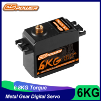 DSpower 6KG Metal Gear 6.8kg Torque Waterproof Digital Servo for 1/10 RC Car Plane Helicopter Boat Wltoys HSP MN Hyper Go