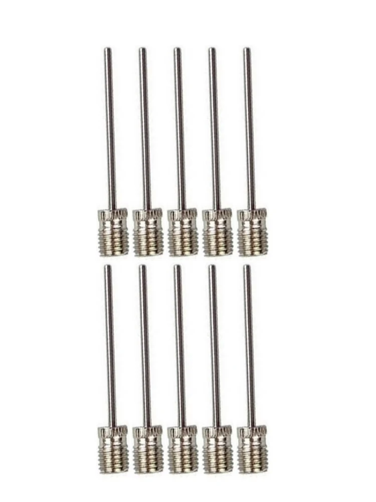AliExpress NONE 10/60pcs Sport Ball Inflating Pump Needle For Football Basketball Soccer Inflatable Air Valve Adaptor Stainless Steel Pump Pin