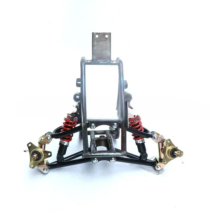 Three-wheeled four-wheeled motorcycle, beach car, go-kart accessories, front suspension of the front frame, rocker arm