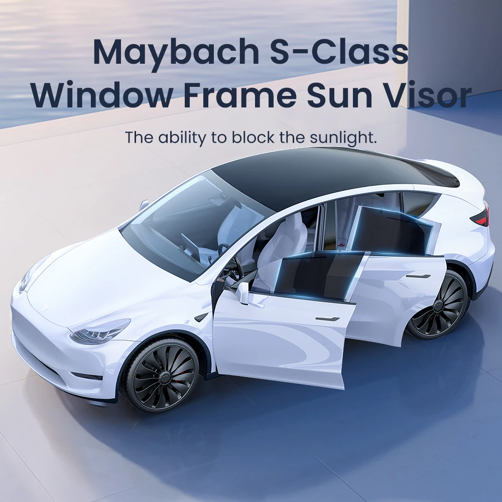 YZ Car Side Window Sunshade Sun Visor  Windshield Privacy Window Shield Screen for Tesla Model 3 Y accessories