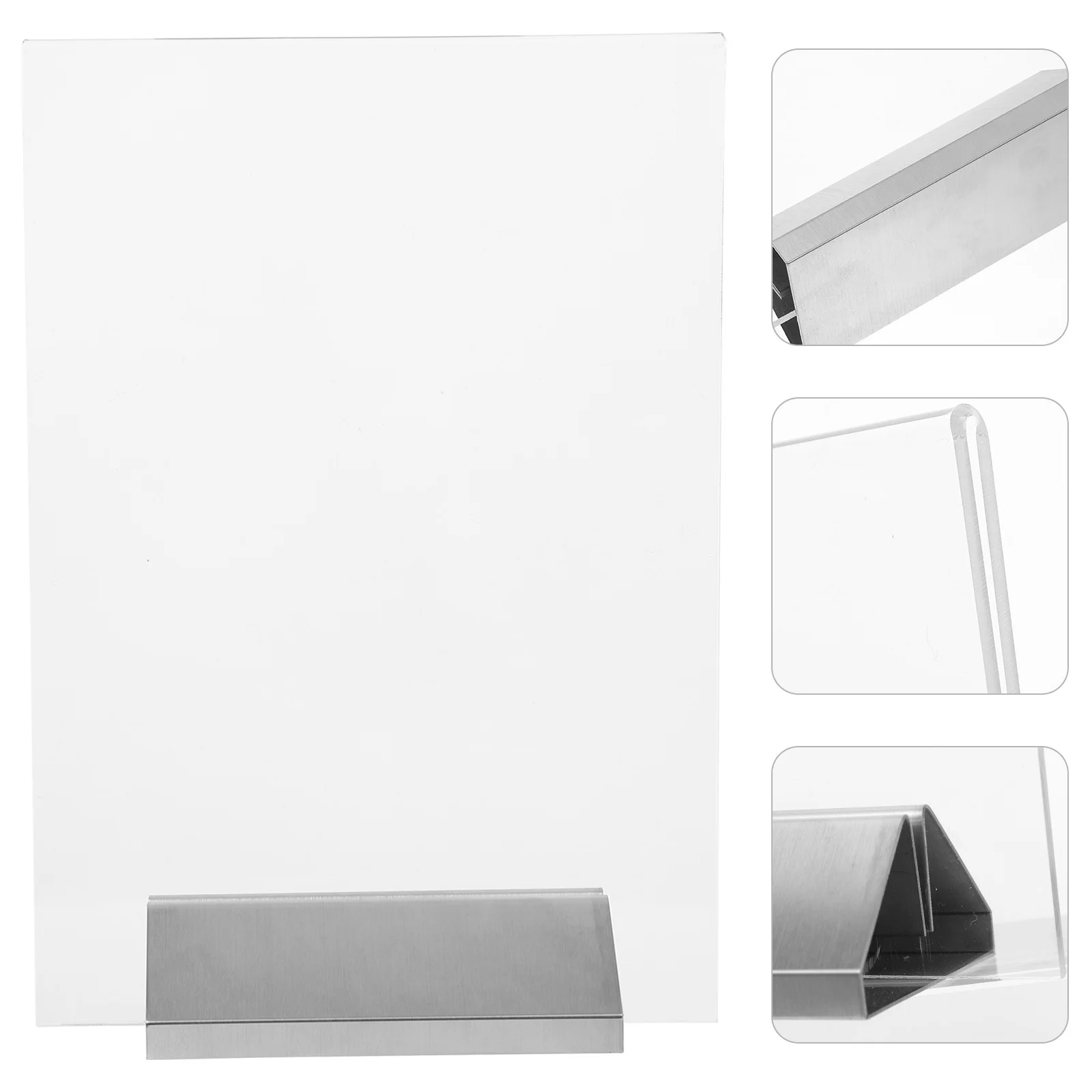 Price Tag Holder Acrylic Table Number Frame Clear Sign Stand For Restaurant Hotel Wedding Event Menu Card Display Stand Document