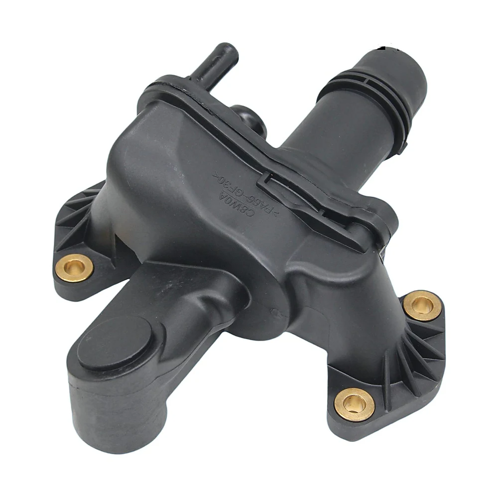LR073372 Thermostat Water Outlet Fit For Land Rover DISCOVERY 3 CLASSIC 2005-2009 DISCOVERY 4 2010-2016 RANGE ROVER 2013-Up
