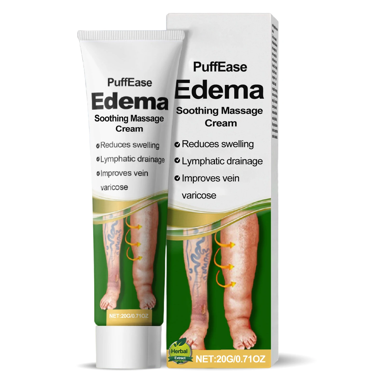Varicose Veins Repair Ointment Relieve Phlebits Promote Circulation Blood Reduce Leg Swelling Improve Vasculitis Body Care Cream