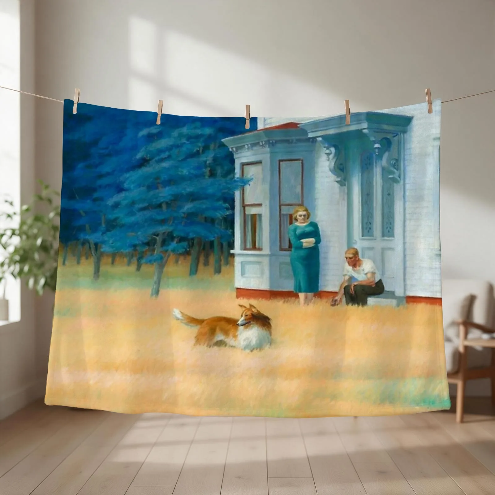 New artwork by Edward Hopper Throw Blanket valentine gift ideas Extra Large Throw Tourist Blankets Sofas Of Decoration Blankets