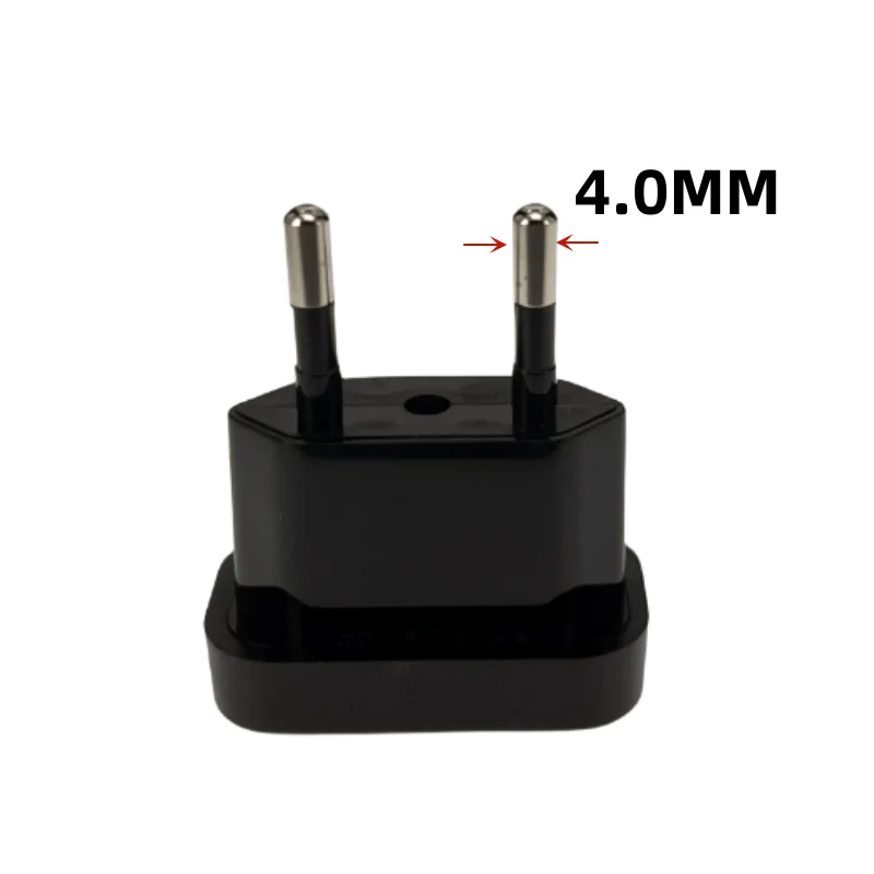 الاتحاد الأوروبي محول القابس الولايات المتحدة إلى الاتحاد الأوروبي اليورو كوريا فرنسا محول السفر CN الصين إلى الأوروبي Ruassia 2Pin محول التيار المتردد المقبس الكهربائي