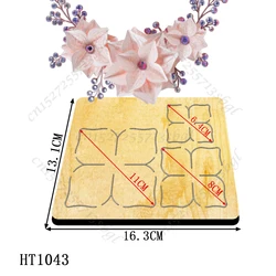 Flower Cutting dies - New Die 2022 Cutting And Wooden Mold,HT1043 Suitable For Common Die Cutting Machines On The Market.