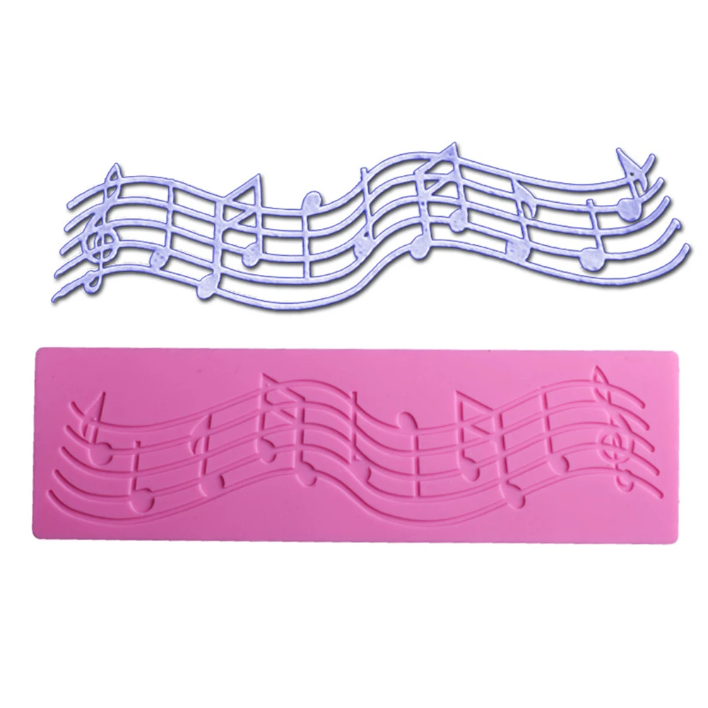 

Silicone Baking Mold Musical Note Cake Molds DIY Tool Fondant Chocolate Jelly Pudding Non Stick Easy Demold Home Professional