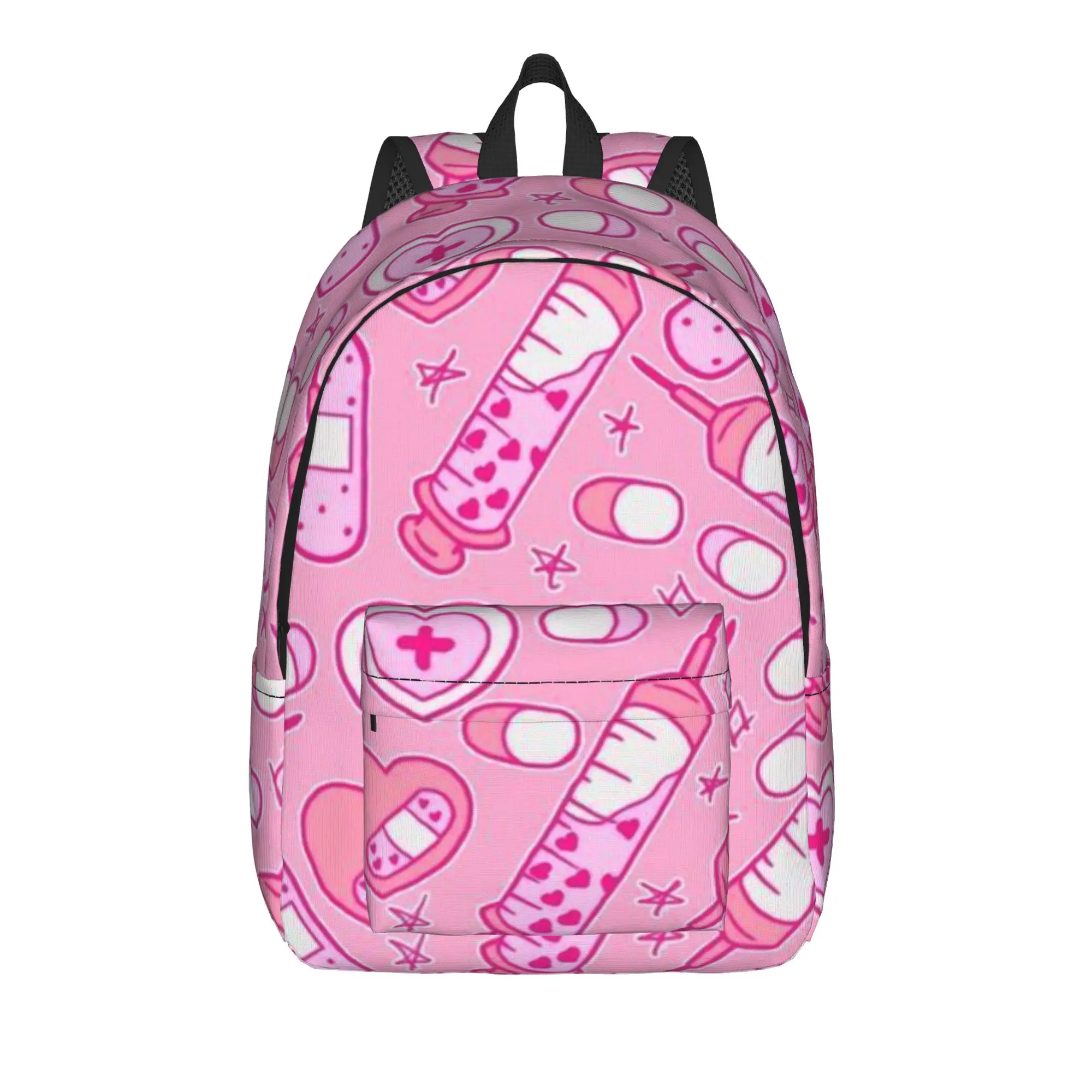 Enfermera En Apuros Doctor Nurse Medical Backpack Student Unisex  Breathable Backpacks High School Bags Travel Design Rucksack