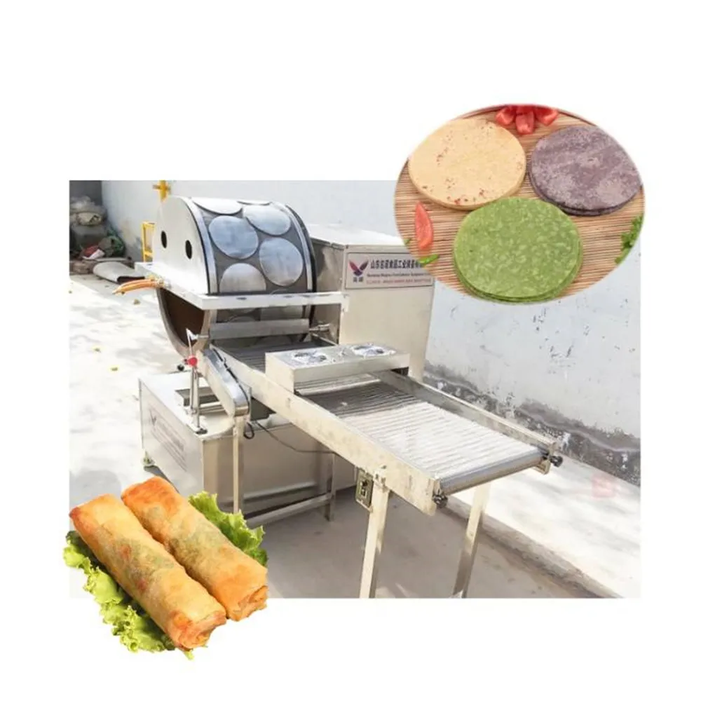 

Automatic Pastry Sheet Maker Spring Roll Wrapper Making Machine Samosa Skin Making Machine