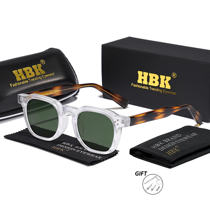 HBK Trendy Fashion Prescription Sunglasses 1.56 Refractive Index Lens Square Design Gradient Lenses Women Optical Sunglasses
