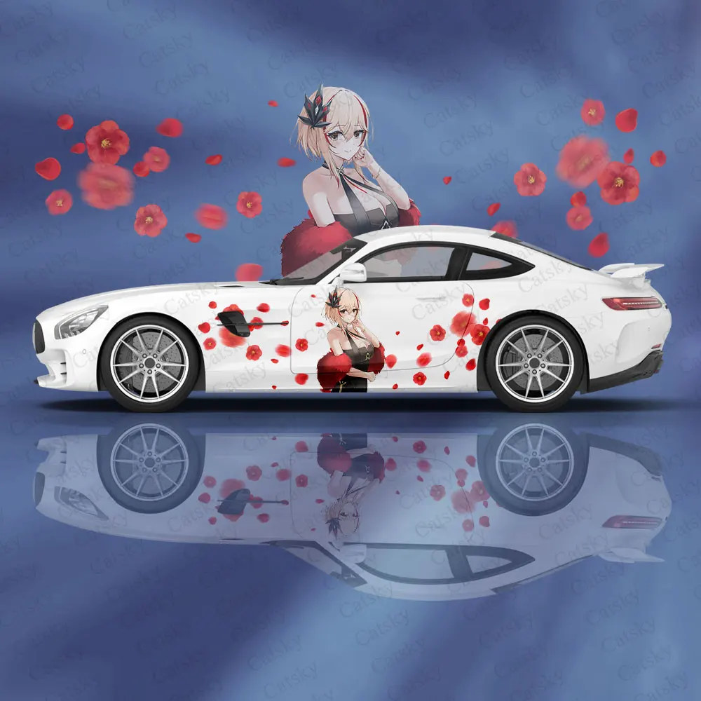 Azur Lane Roon Anime Car Accessories Body Sticker Anime Itasha Car Side Decal Sticker Body Sticker Car Decoration Stickers Gift