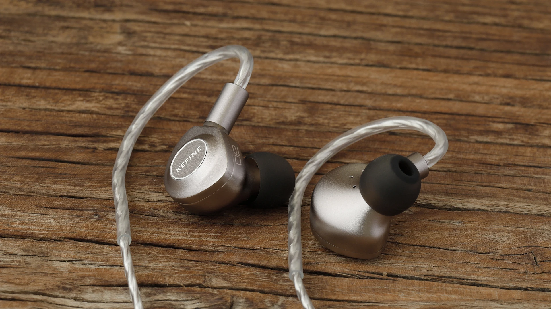 KEFINE Delci AE 10mm DLC+PU Diaphragm Dynamic Driver Hifi Wired IEM Earphones with CNC Metal & Detachable 0.78mm 2pin Cable