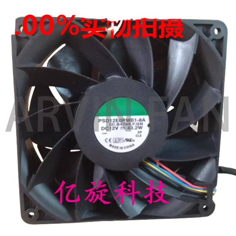 

PSD12E0PMB1-8A (2).B4789.F.N 12V 43.20W Fan