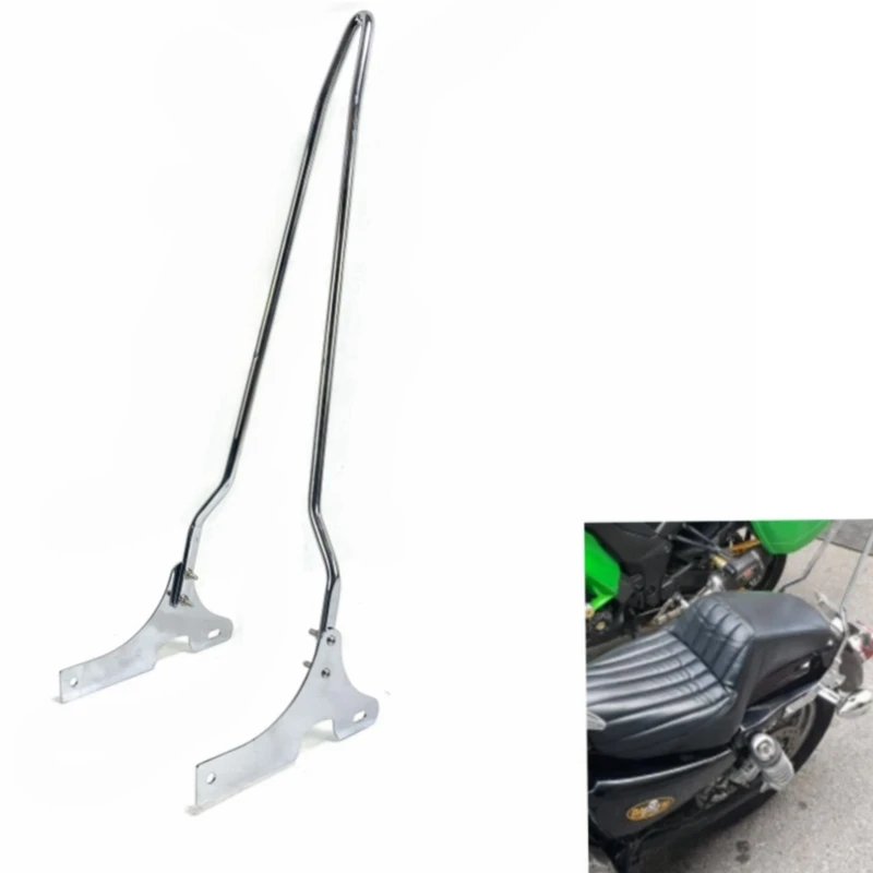 

Motorcycle One-piece Detachables Passenger Backrest Sissy Bar Upright For Harley Sportster XL883 XL1200 X48 X72 2007-2021 Chrome