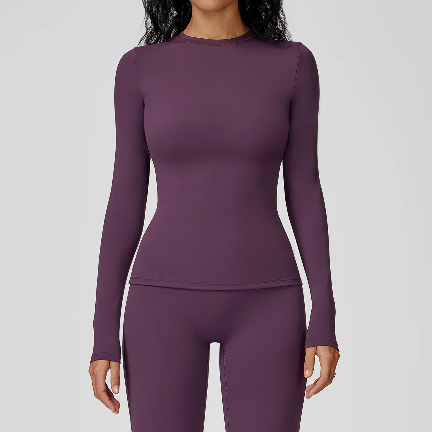 

Yoga Shirts Women Long Sleeve Fitness Running Gym Clothes Workout Dry Fit Breathable Slim Fit High Elastic Sport Top Women's Top