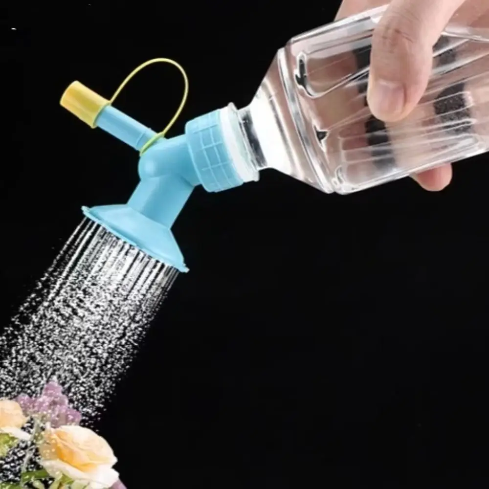 DIY 2 In 1 Bottle Cap Sprinker Double Head Plastic Water Sprinkler Automatic Watering Watering Nozzle Home Garden Plant