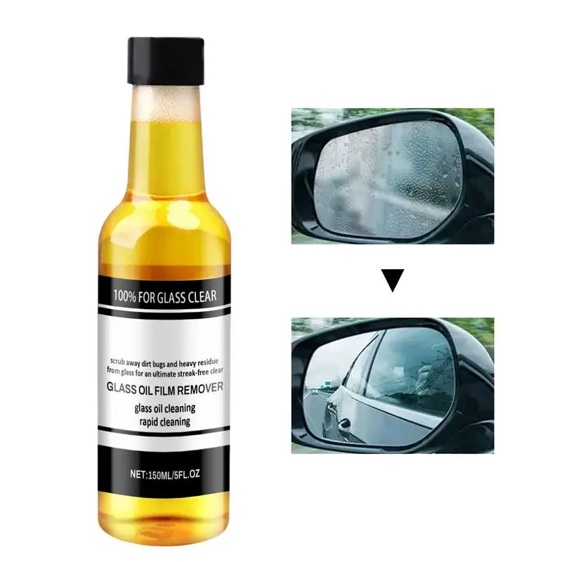 

Suv Windshield Oil Film Cleaner 150ml Truck Front Glass Oil Stain Film Cream Cleaner Automotive Protective Tool For Suvs Sports