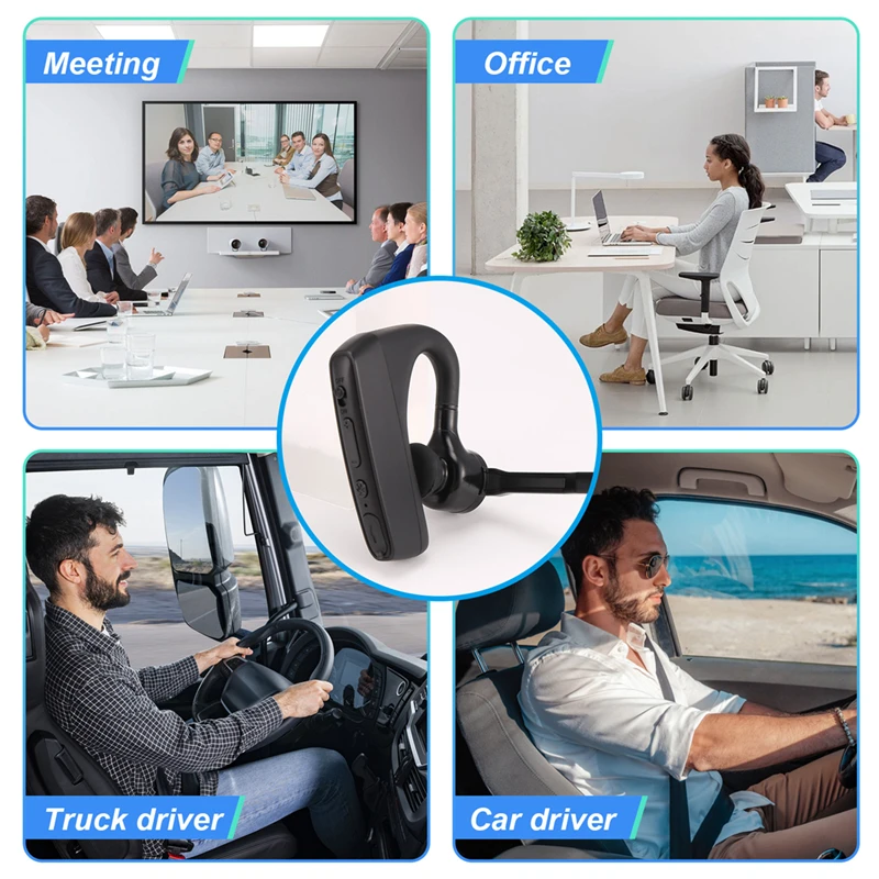 Walkie Talkie Bluetooth Auricular Adaptador Inalámbrico PTT Control Remoto Para Restaurante Hotel